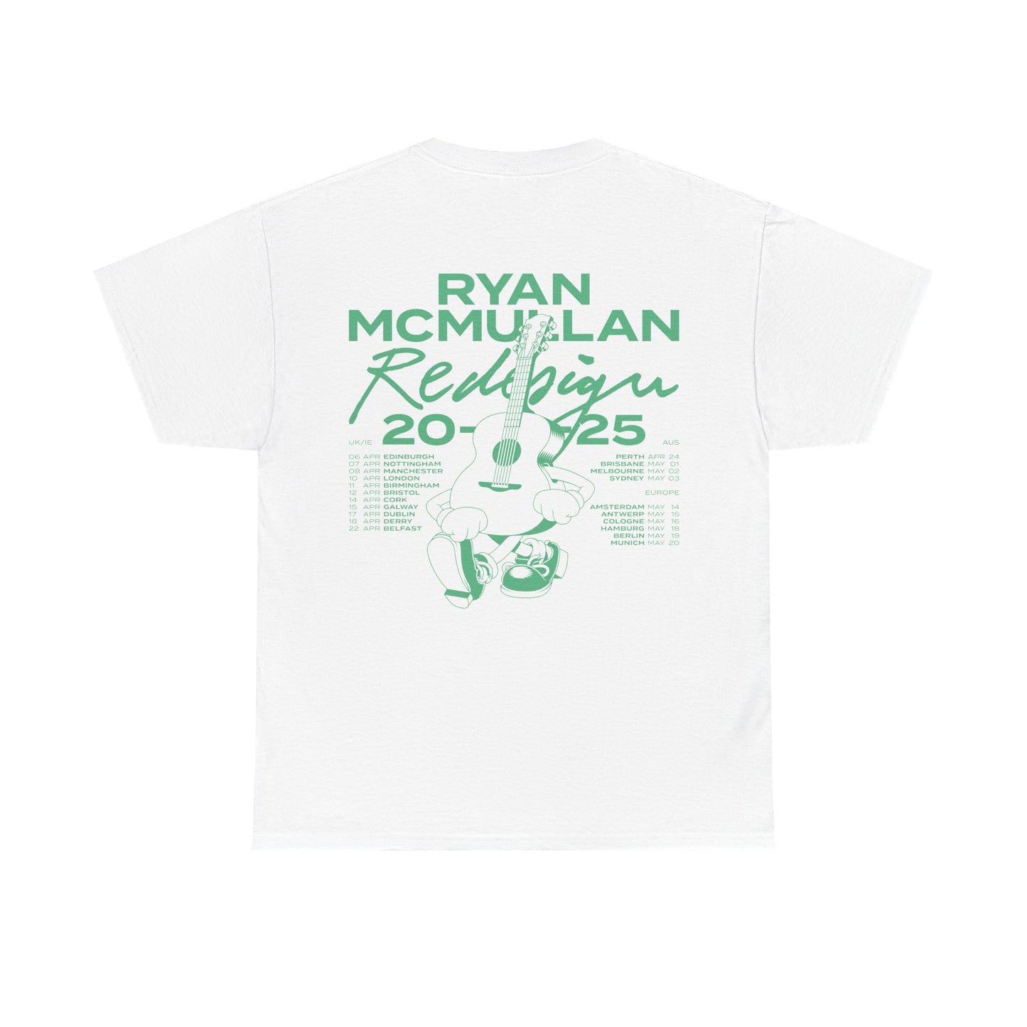 Unisex Heavy Cotton Tee - Ryan McMullan Tour 2025 Graphic Tee
