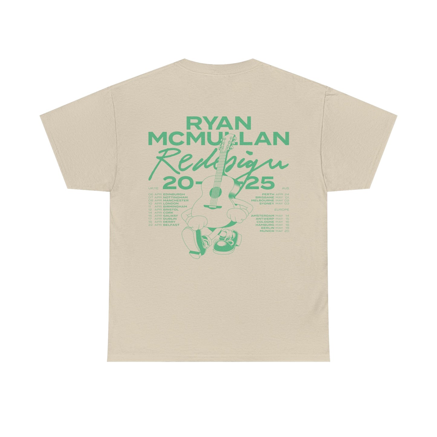 Unisex Heavy Cotton Tee - Ryan McMullan Tour 2025 Graphic Tee